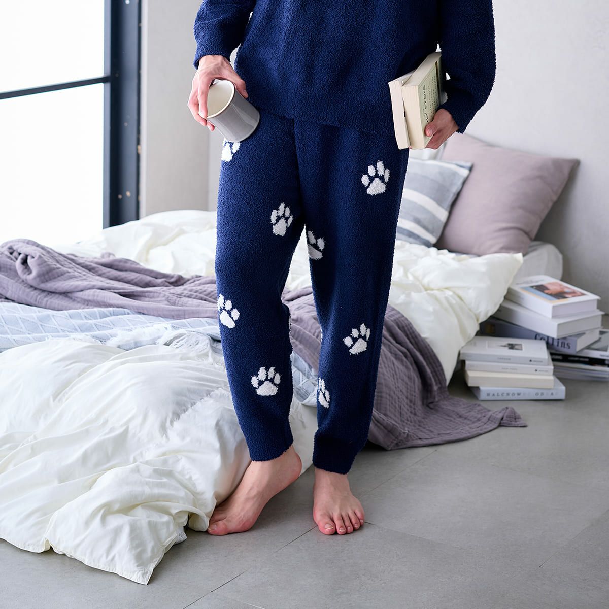 美品★ ポールアンドジョー シスター バンビーナ ハチワレ猫 ネコ柄 ポロシャツ 美品☆ ポールアンドジョー シスター バンビーナ ハチワレ猫 ネコ柄