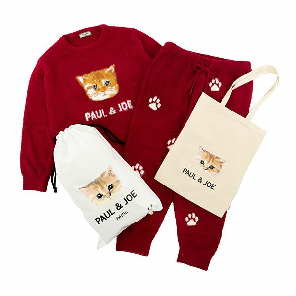 ベビモコ　CAT ジャガード　プルオーバー　ロングパンツ　サイベリアン 新品 ジェラートピケ ベビモコCATプルオーバー &ロングパンツ - メルカリ
