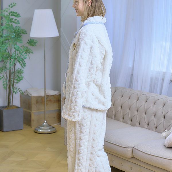 ケーブルフリース ヌネットワッペン付き セットアップ