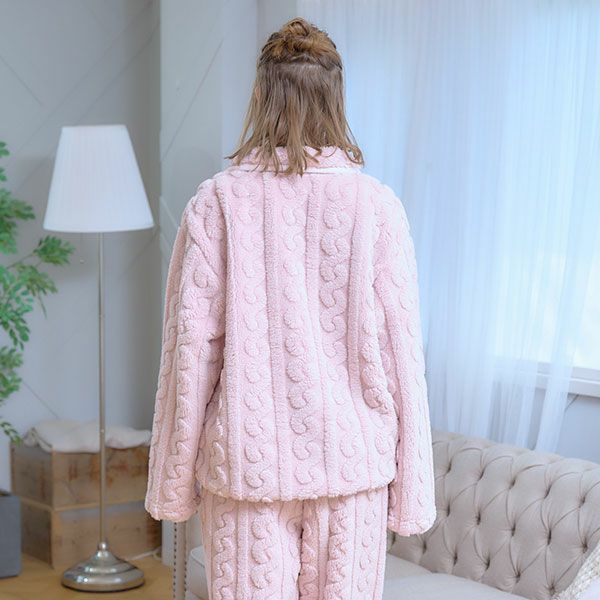 ケーブルフリース ヌネットワッペン付き セットアップ