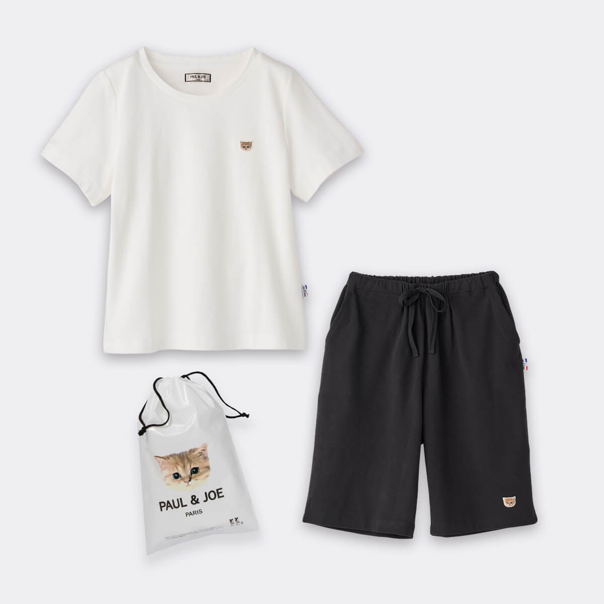 ラッピング済み】【メンズ】ヌネットワッペン トップス＆ハーフパンツ