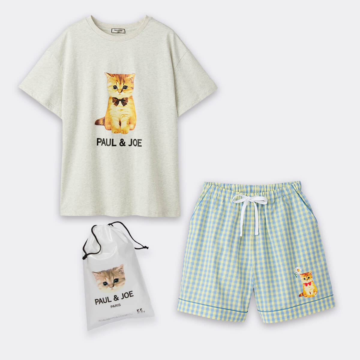 ラッピング済み】 お座りヌネット ビックTシャツ＆ サッカーチェック