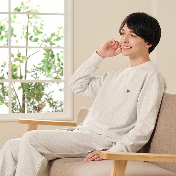 ラッピング済み】 【メンズ】ヌネットワッペンスウェット セットアップ