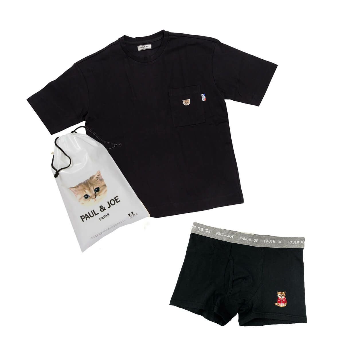 ラッピング済み】【メンズ】ヌネットワッペン Tシャツ ＆ ヌネット総柄