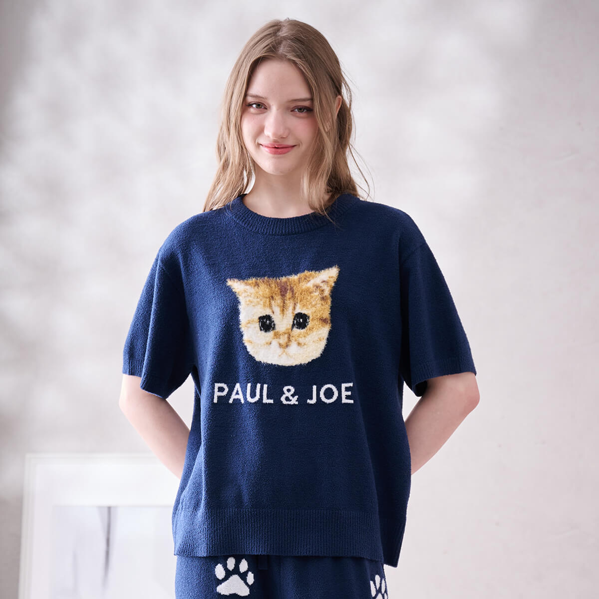 【3月18日限定ポイント10倍】【PAUL&JOE】ふわふわヌネット夏ニットプルオーバー
