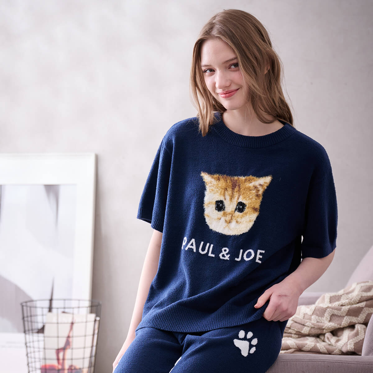 【3月18日限定ポイント10倍】【PAUL&JOE】ふわふわヌネット夏ニットプルオーバー