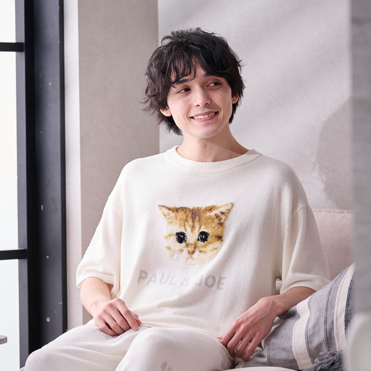 【3月18日限定ポイント10倍】【PAUL＆JOE】【メンズ】ふわふわヌネット夏ニットプルオーバー