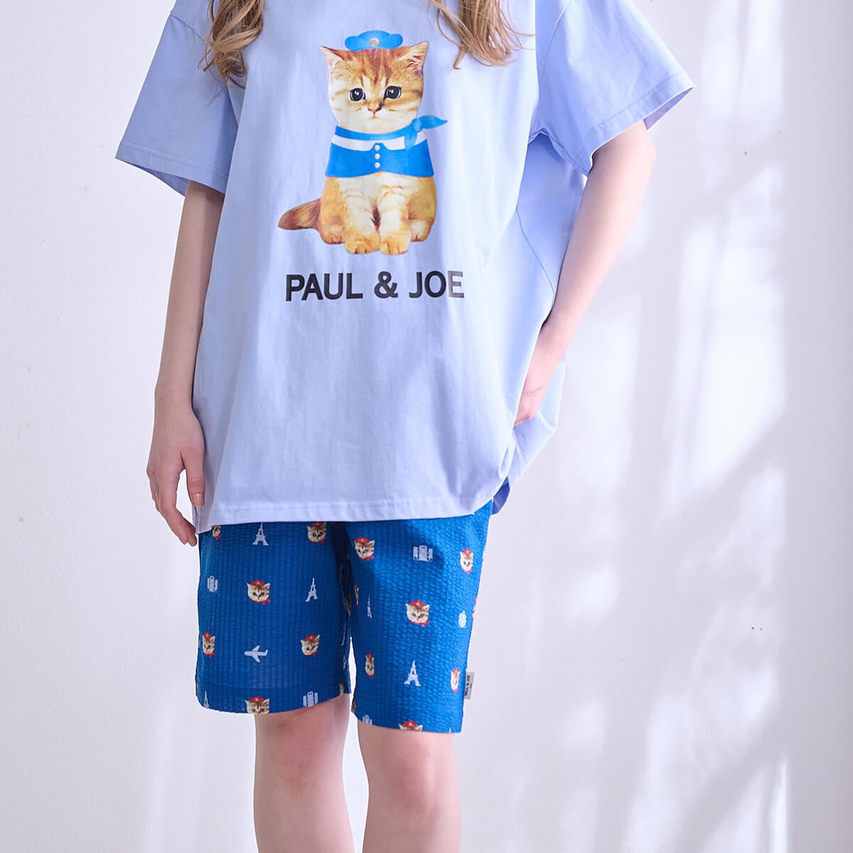 【PAUL＆JOE】フライトヌネット5分丈ボトム