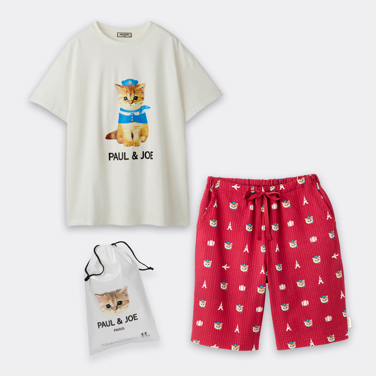 ラッピング済み】【メンズ】ヌネットワッペン トップス＆ハーフパンツ