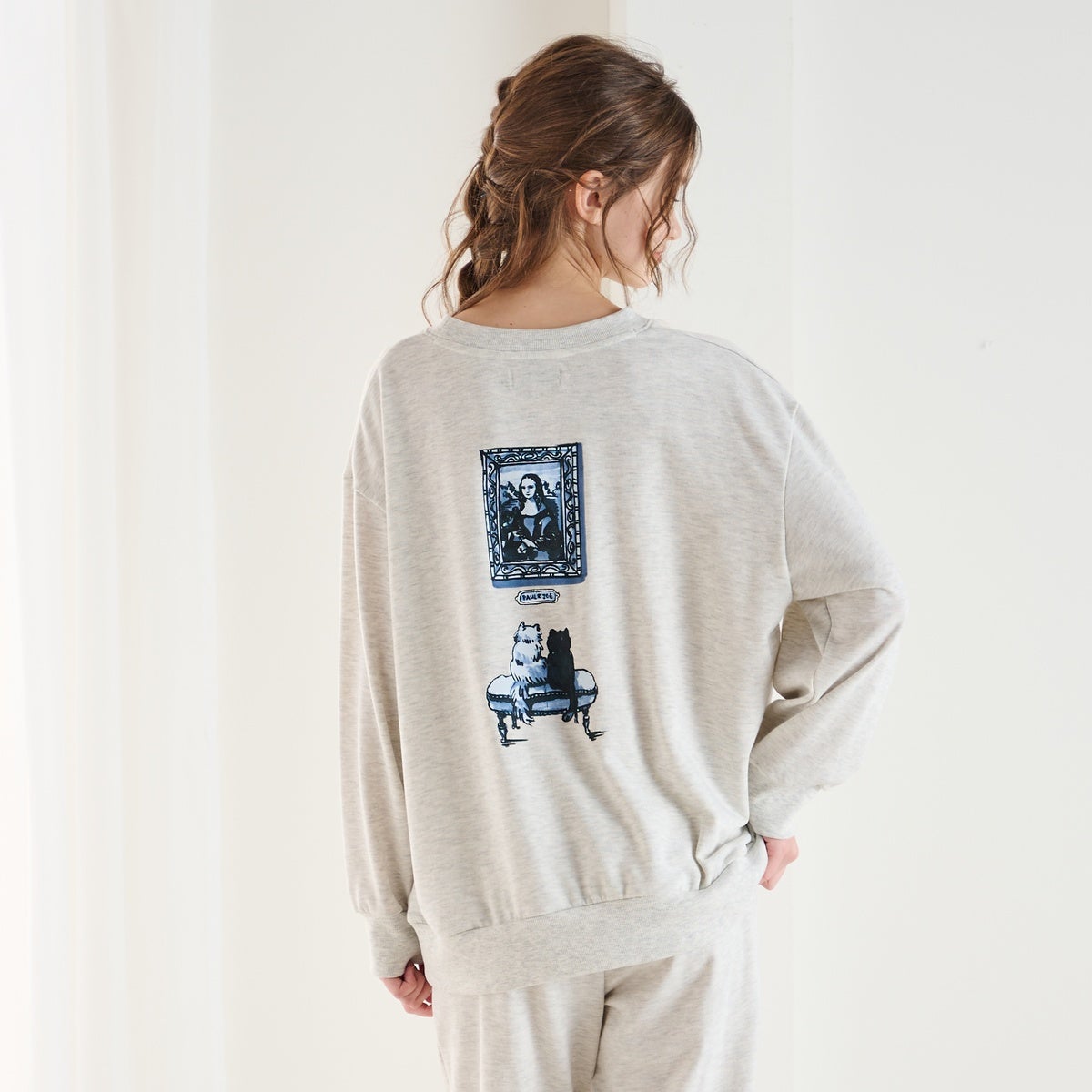 【新品】ポール＆ジョー　ヌネット＆ジプシー裏起毛スウェット上下セット（L) ヌネット&ジプシー | 【公式】ポール アンド ジョー ルームウェア パジャマ